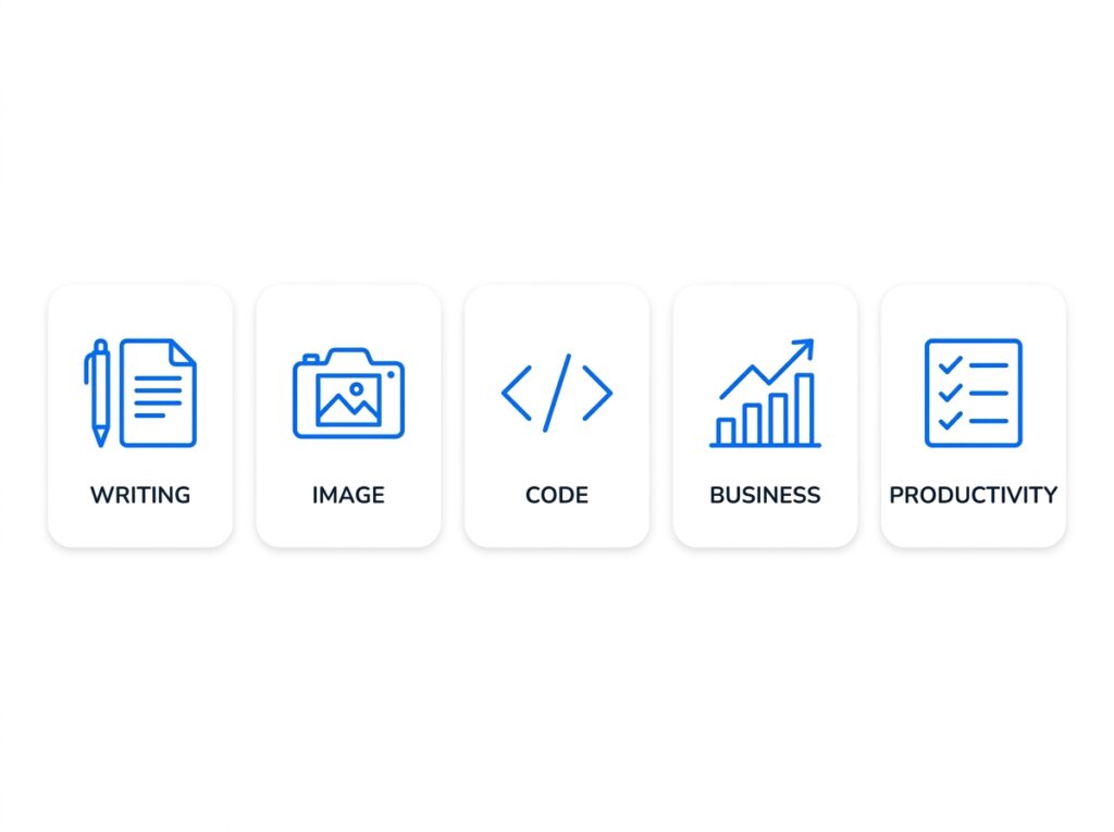 ai tool category icons grid 202606301031